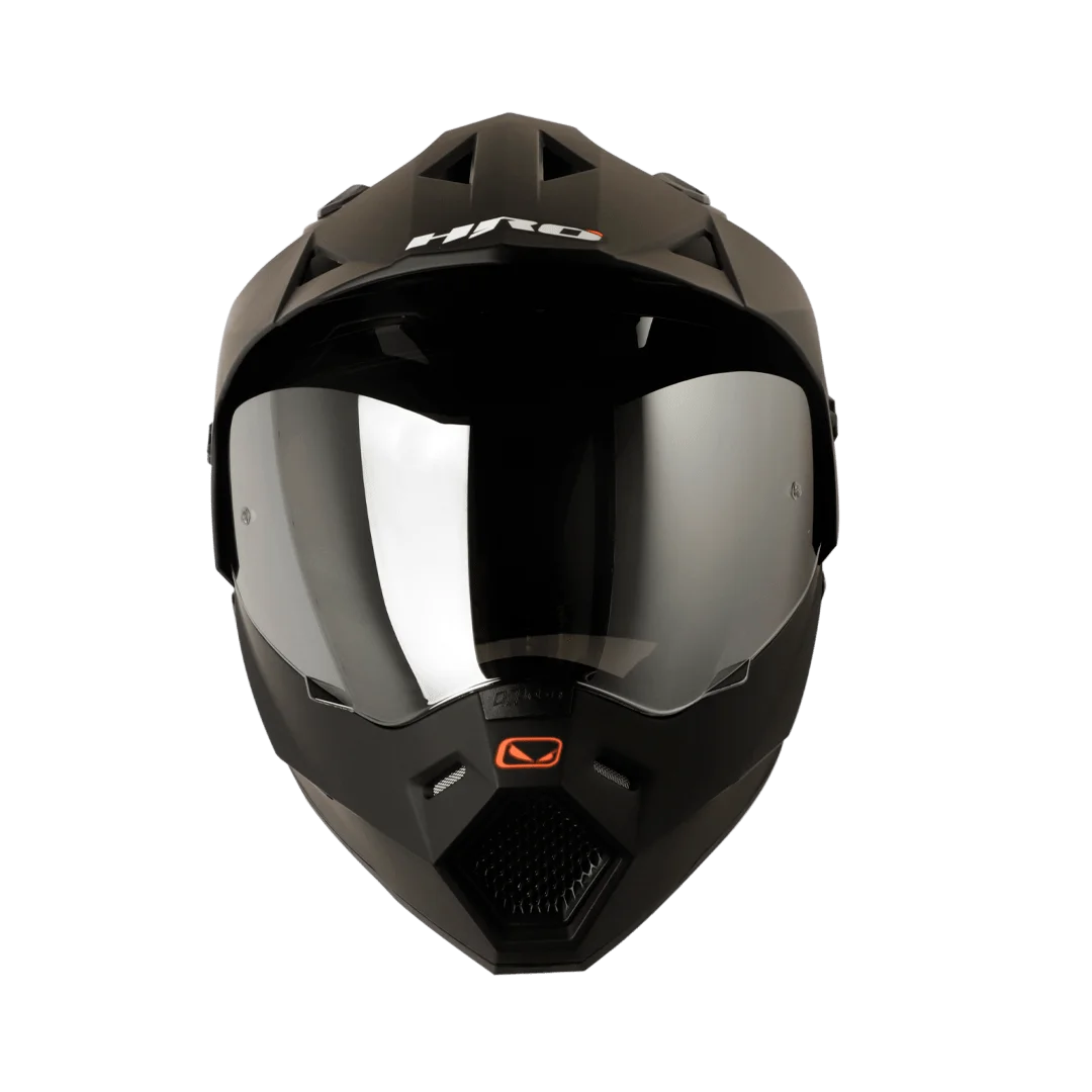 CASCO MOTO HRO MX-330DV SOLID NEGRO MULTIPROPOSITO