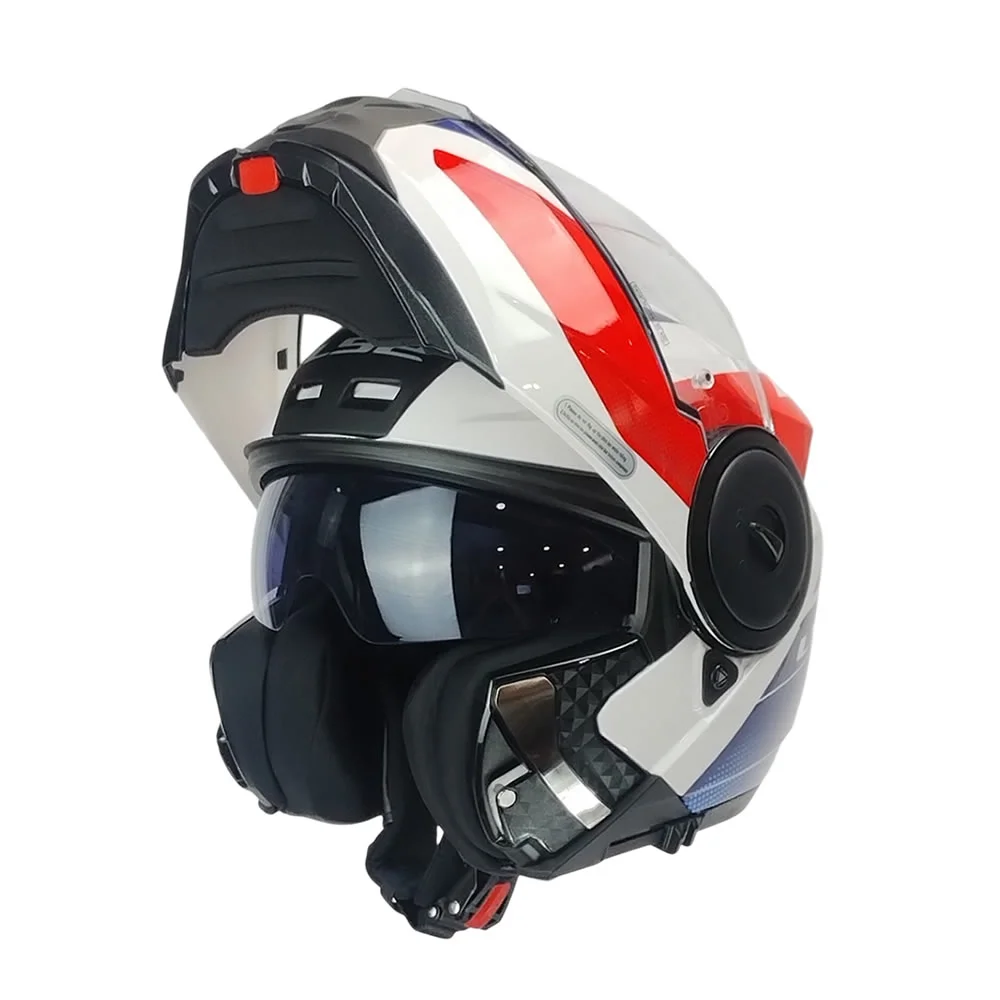 CASCO LS2 FF902 SCOPE II DURIA BLANCO AZUL ROJO