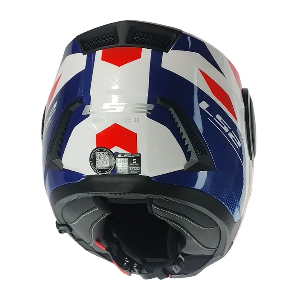 CASCO LS2 FF902 SCOPE II DURIA BLANCO AZUL ROJO