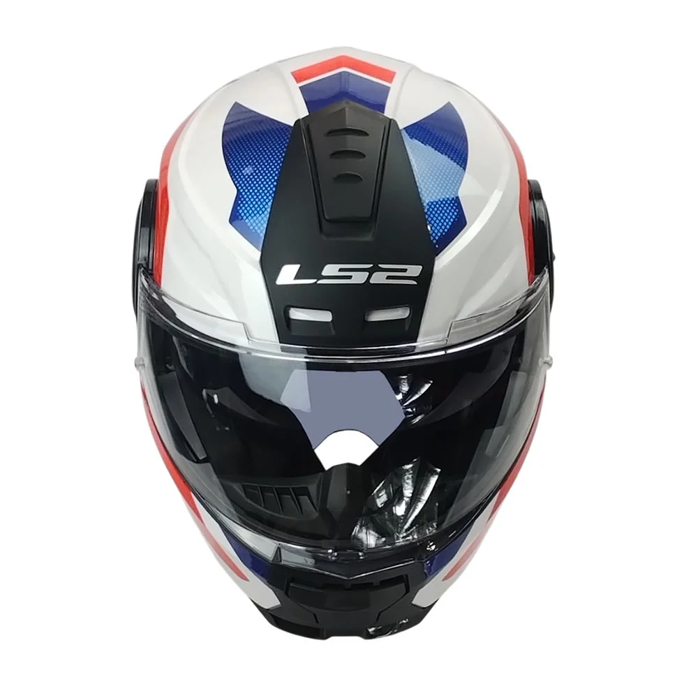 CASCO LS2 FF902 SCOPE II DURIA BLANCO AZUL ROJO