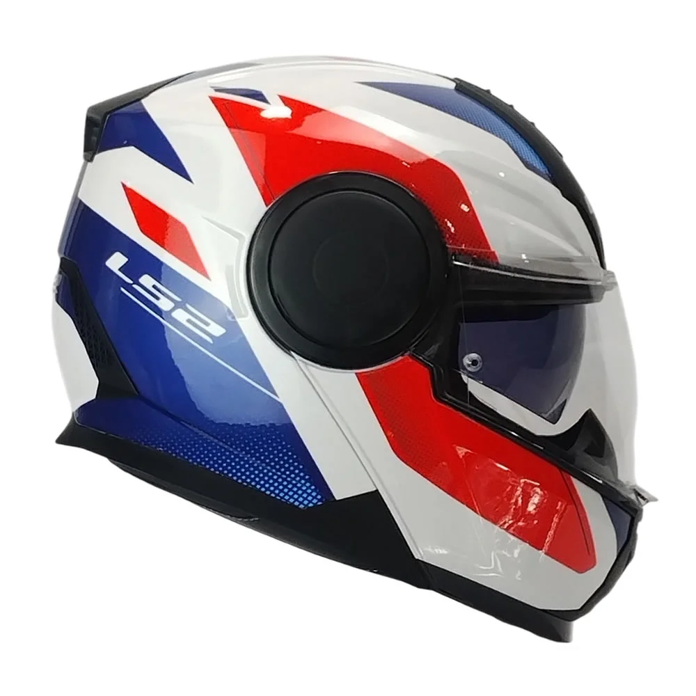 CASCO LS2 FF902 SCOPE II DURIA BLANCO AZUL ROJO