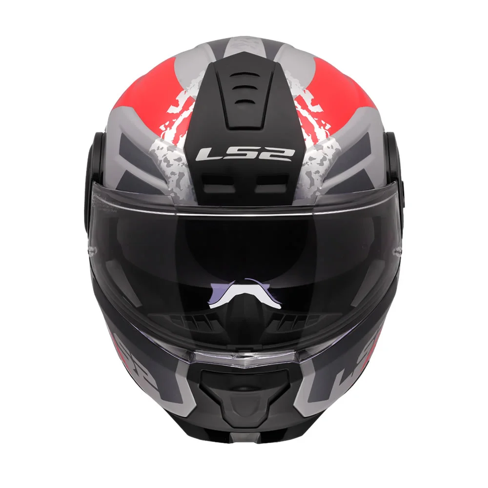 CASCO LS2 FF902 SCOPE II OXYD GRIS ROJO MATE