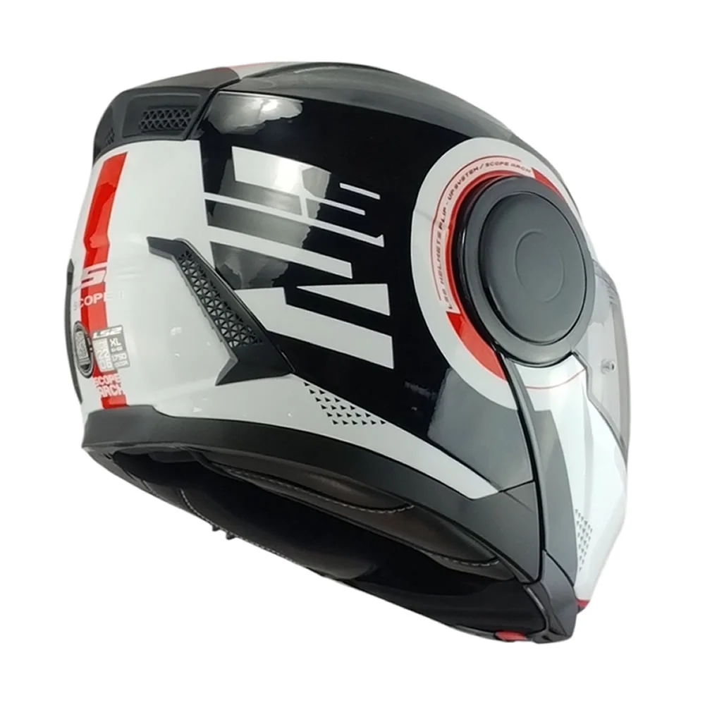 CASCO LS2 FF902 SCOPE II ARCH NEGRO BLANCO ROJO