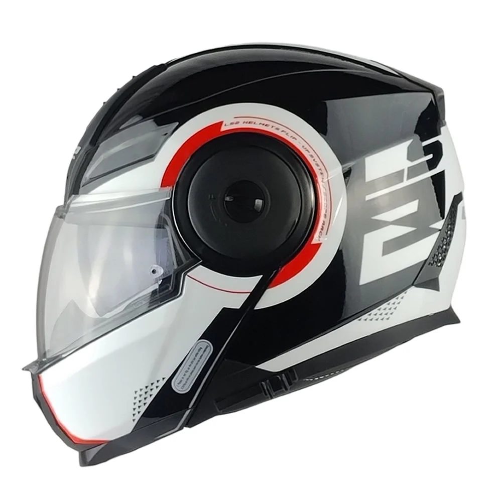 CASCO LS2 FF902 SCOPE II ARCH NEGRO BLANCO ROJO