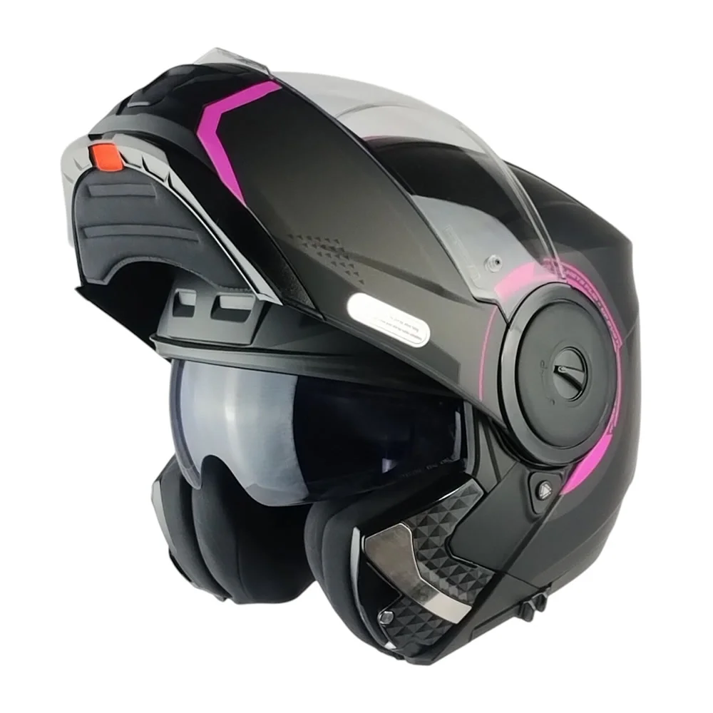 CASCO LS2 FF902 SCOPE II ARCH TITANIO ROSA MATE