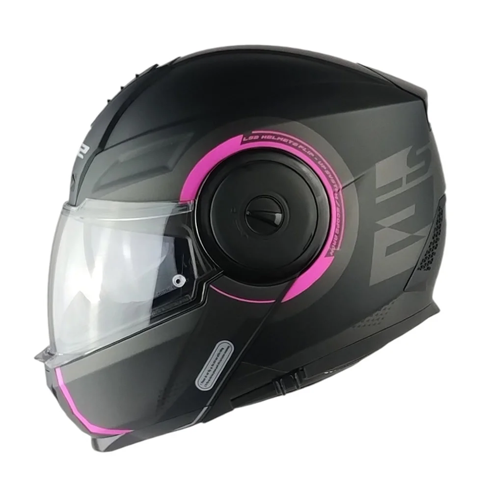 CASCO LS2 FF902 SCOPE II ARCH TITANIO ROSA MATE