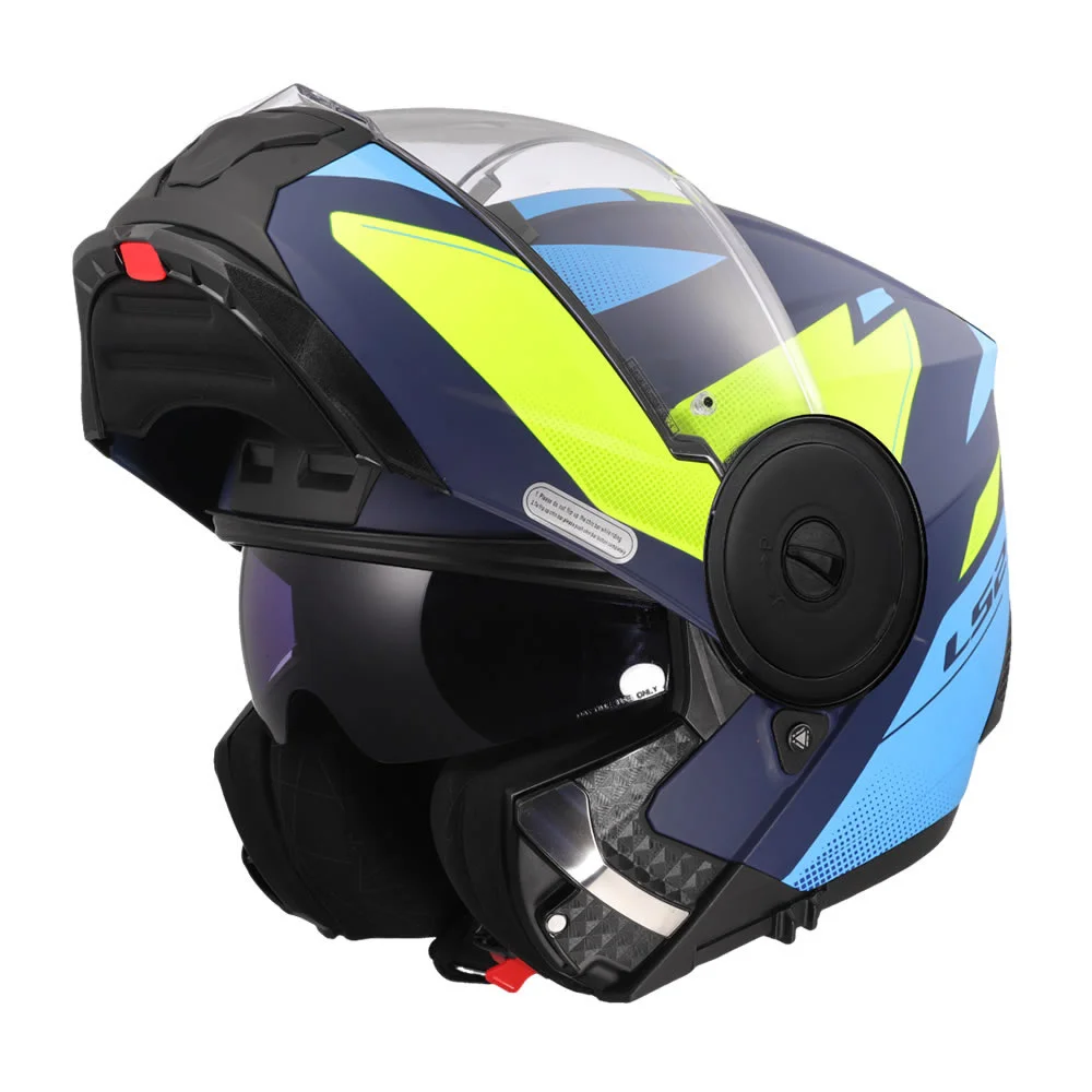 CASCO LS2 FF902 SCOPE II DURIA AZUL AMARILLO MATE