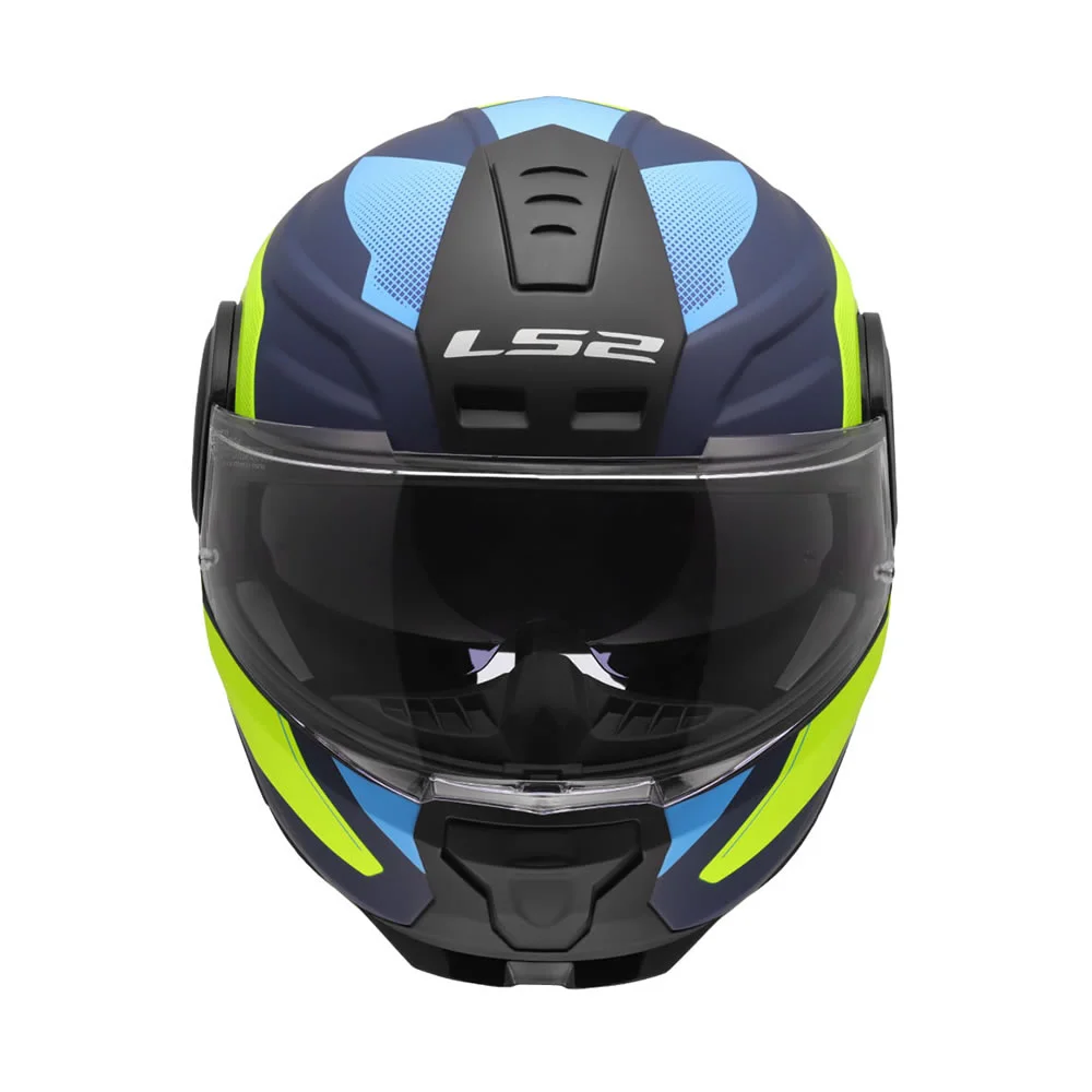 CASCO LS2 FF902 SCOPE II DURIA AZUL AMARILLO MATE