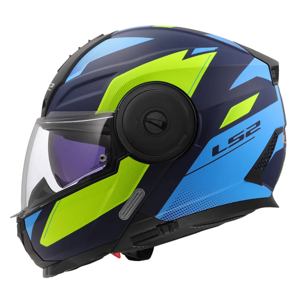 CASCO LS2 FF902 SCOPE II DURIA AZUL AMARILLO MATE