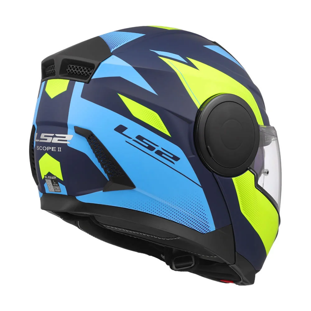 CASCO LS2 FF902 SCOPE II DURIA AZUL AMARILLO MATE
