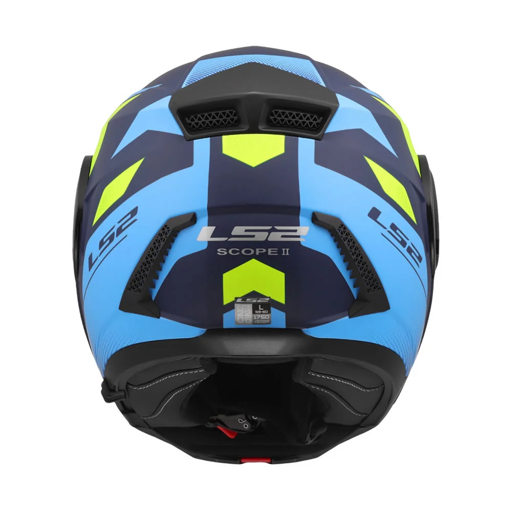 CASCO LS2 FF902 SCOPE II DURIA AZUL AMARILLO MATE
