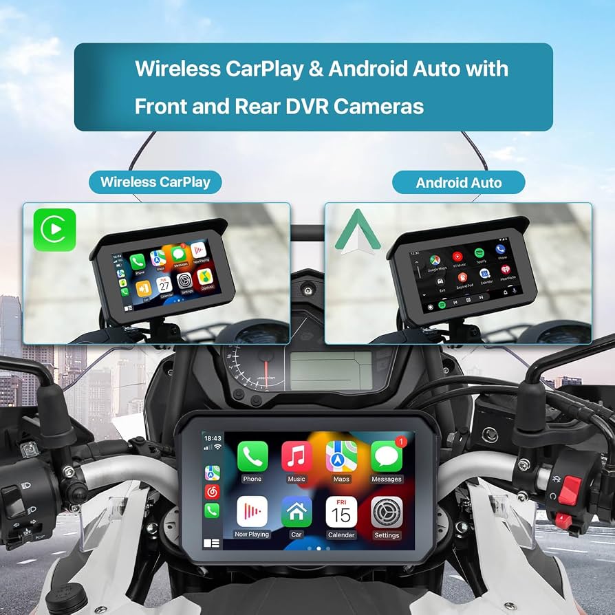 PANTALLA TOUCH CARPLAY, DE 5 PULGADAS Y BLUETOOTH