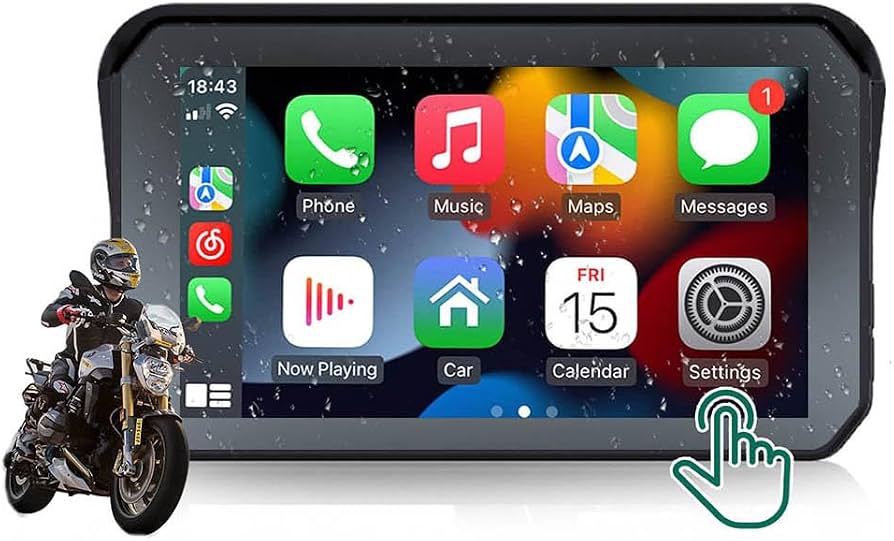 PANTALLA TOUCH CARPLAY, DE 5 PULGADAS Y BLUETOOTH