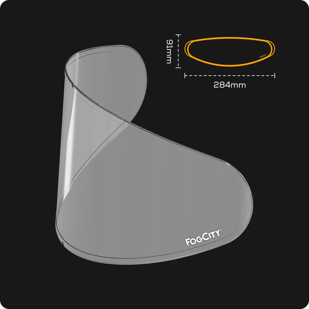 LAMINA ANTIEMPAÑANTE FOGCITY CASCO MOTO UNIVERSAL