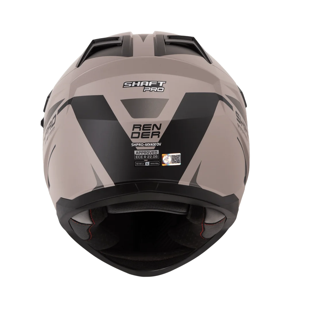 CASCO SHAFT MULTIPROPOSITO MX400 DV RENDER GRIS