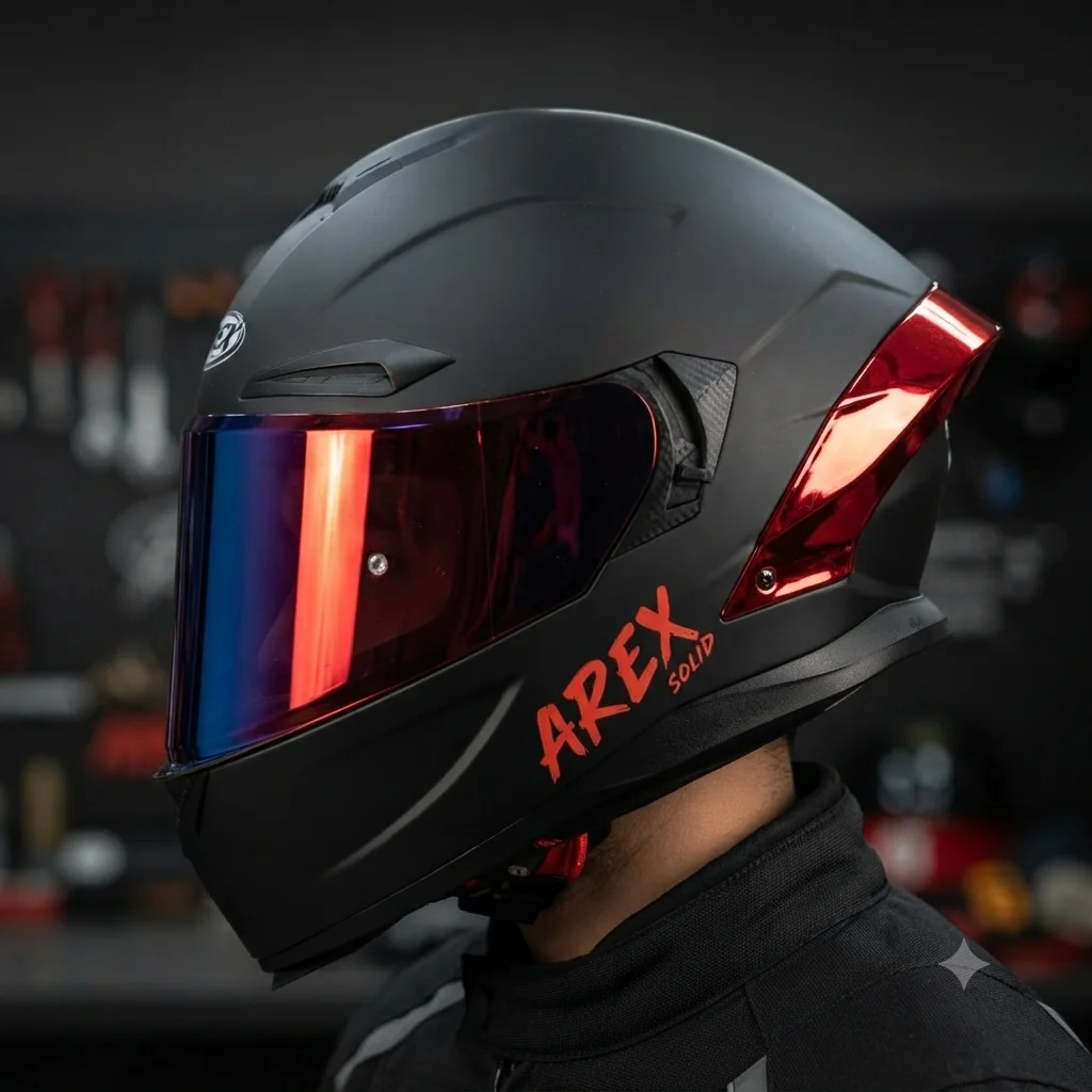 CASCO AREX MR-803 ESP NG MAT + V + SP ROJO