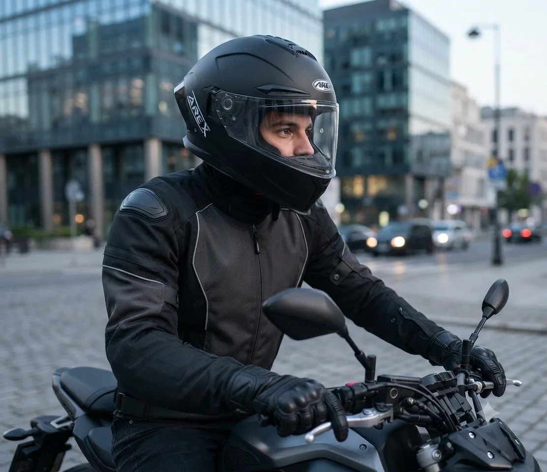 CASCO AREX MR-803 NEGRO MATTE