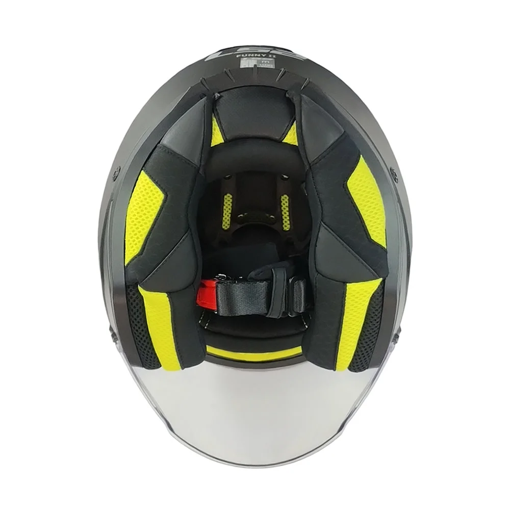 CASCO NIÑO LS2 OF622 FUNNY II JR NEGRO MATE