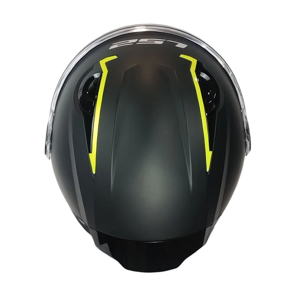 CASCO NIÑO LS2 OF622 FUNNY II JR NEGRO MATE
