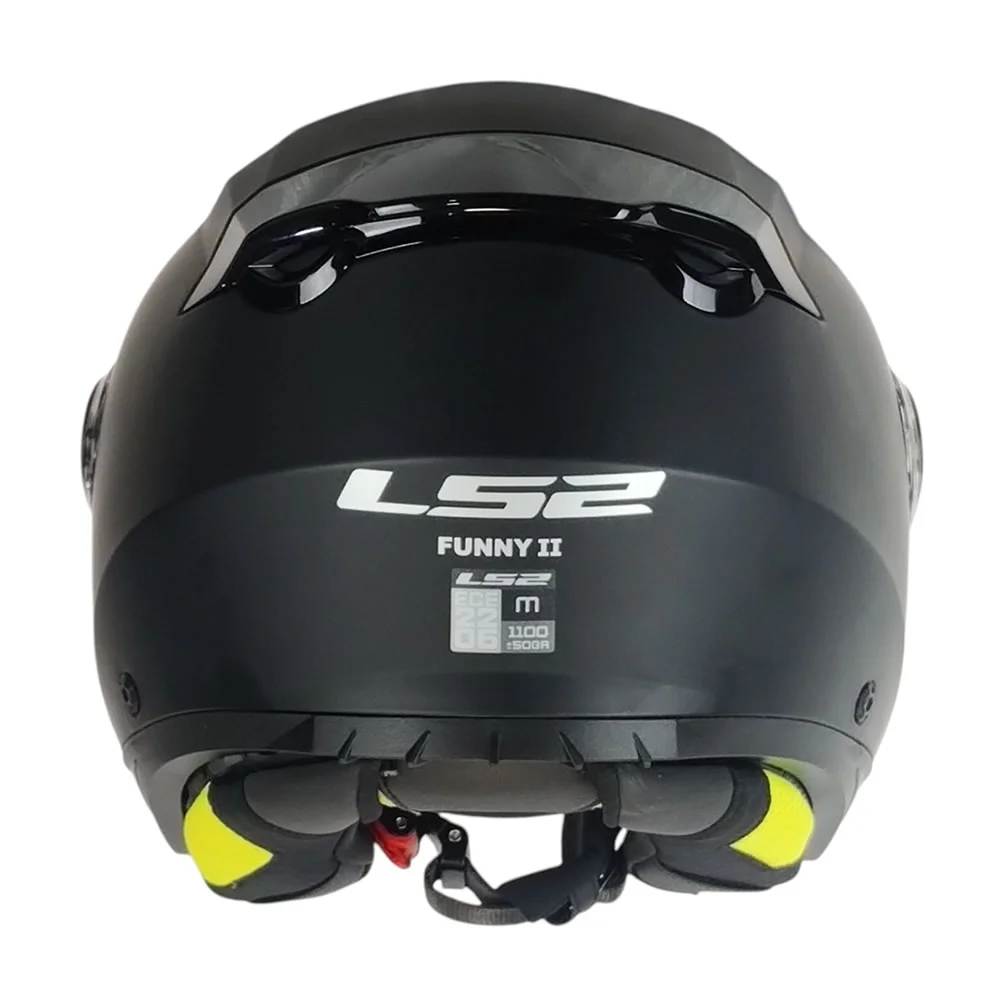 CASCO NIÑO LS2 OF622 FUNNY II JR NEGRO MATE