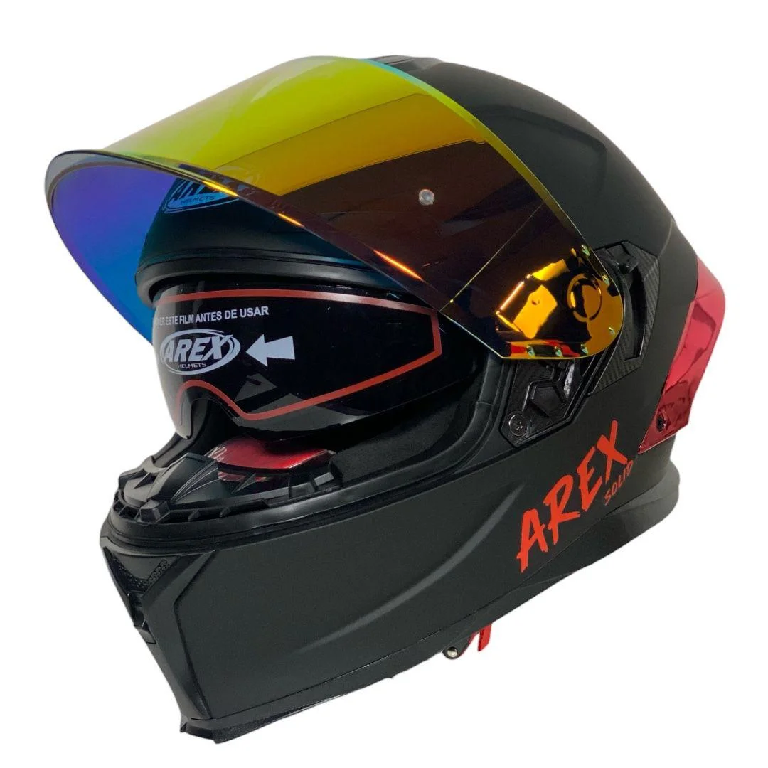 CASCO AREX MR-803 ESP NG MAT + V + SP ROJO